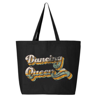 Dancing Queen Retro 1970s Vintage Gift 25L Jumbo Tote