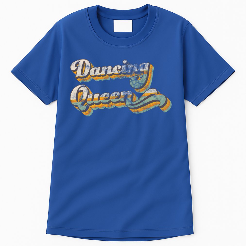 Dancing Queen Retro 1970s Vintage Gift Tall T-Shirt