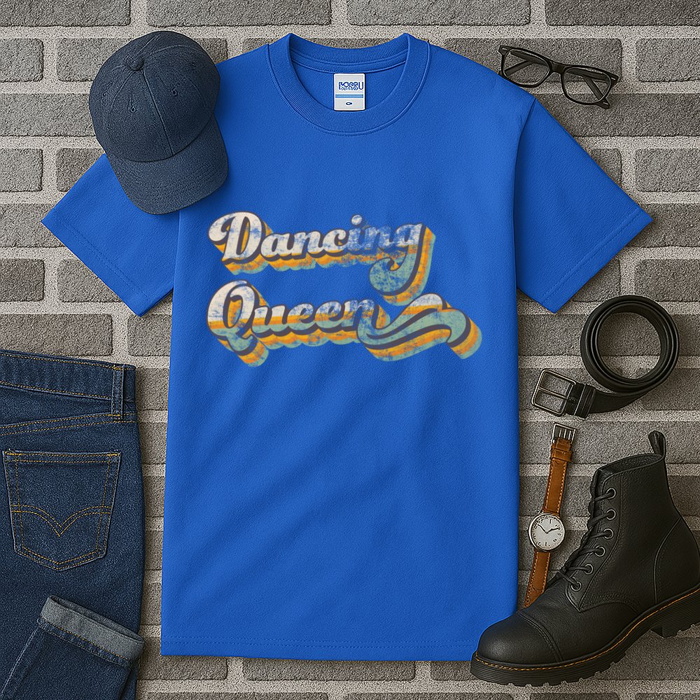 Dancing Queen Retro 1970s Vintage Gift Tall T-Shirt