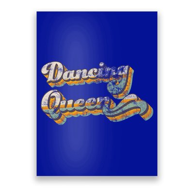 Dancing Queen Retro 1970s Vintage Gift Poster