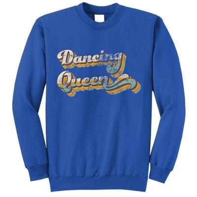 Dancing Queen Retro 1970s Vintage Gift Tall Sweatshirt