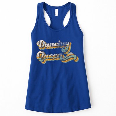 Dancing Queen Retro 1970s Vintage Gift Womens Tank Top