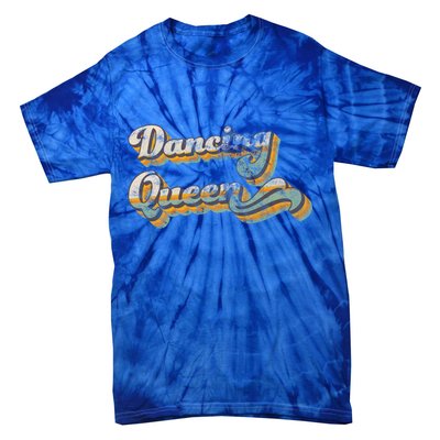 Dancing Queen Retro 1970s Vintage Gift Tie-Dye T-Shirt