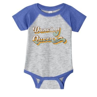 Dancing Queen Retro 1970s Vintage Gift Infant Baby Jersey Bodysuit