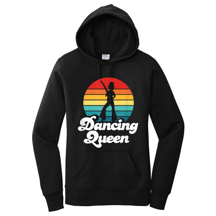 Dancing Queen Roller Disco Outfit 70s Costume For Women Women's Pullover Hoodie