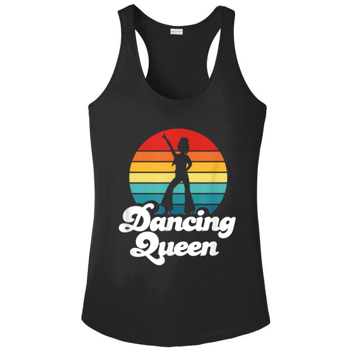 Dancing Queen Roller Disco Outfit 70s Costume For Women Ladies PosiCharge Competitor Racerback Tank