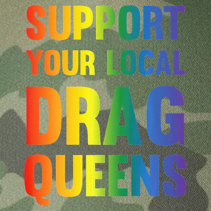 Drag Queen Support Your Local Drag Queens Premium Legacy Tie Dye Trucker Hat