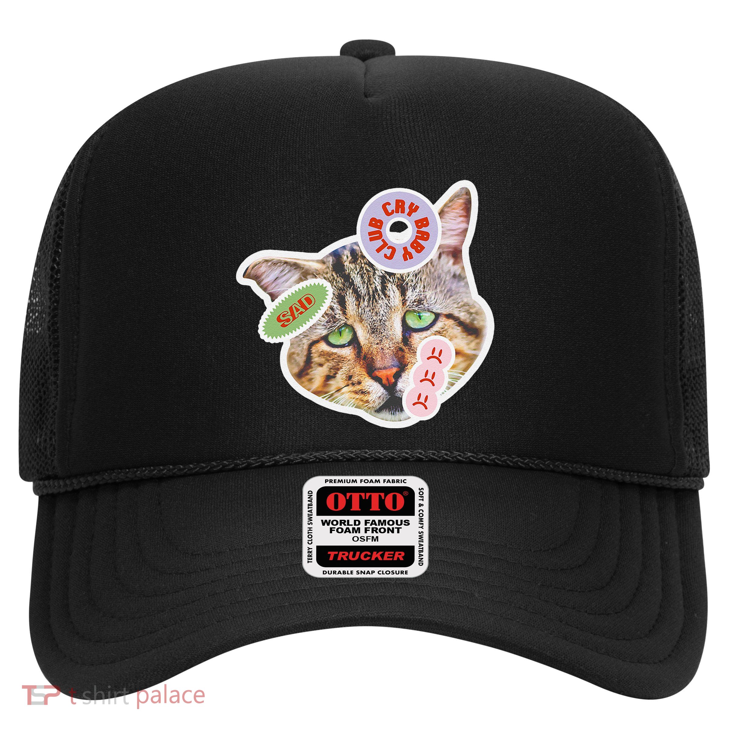 Drama Queen Sad Cat Funny & Ugly Cute Trucker Hat