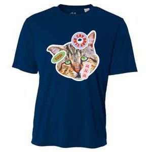 Drama Queen Sad Cat Funny & Ugly Cute Cooling Performance Crew T-Shirt