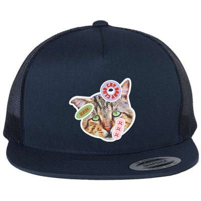 Drama Queen Sad Cat Funny & Ugly Cute Flatbill Hat