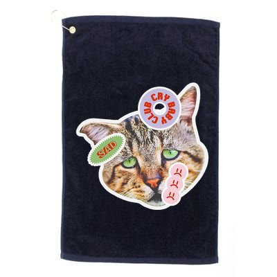 Drama Queen Sad Cat Funny & Ugly Cute Golf Towel