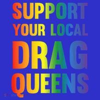 Drag Queen Support Your Local Drag Queens Full-Length Apron With Pockets