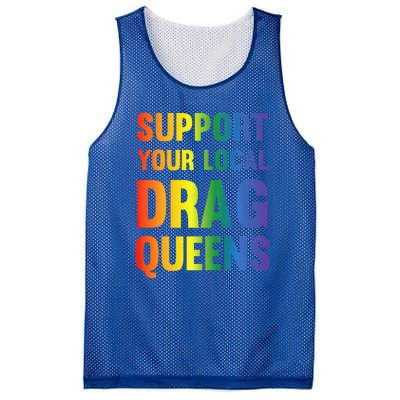 Drag Queen Support Your Local Drag Queens Mesh Reversible Basketball Jersey Tank