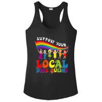 Drag Queen Support Your Local Drag Queens Ladies PosiCharge Competitor Racerback Tank