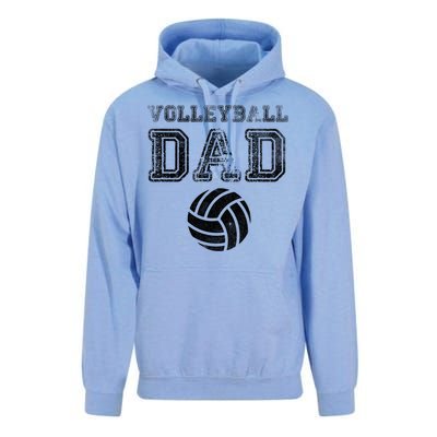 Distressed Quote Vintage Volleyball Dad Gift Unisex Surf Hoodie