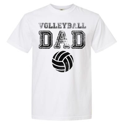 Distressed Quote Vintage Volleyball Dad Gift Garment-Dyed Heavyweight T-Shirt