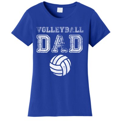 Distressed Quote Vintage Volleyball Dad Gift Women's T-Shirt