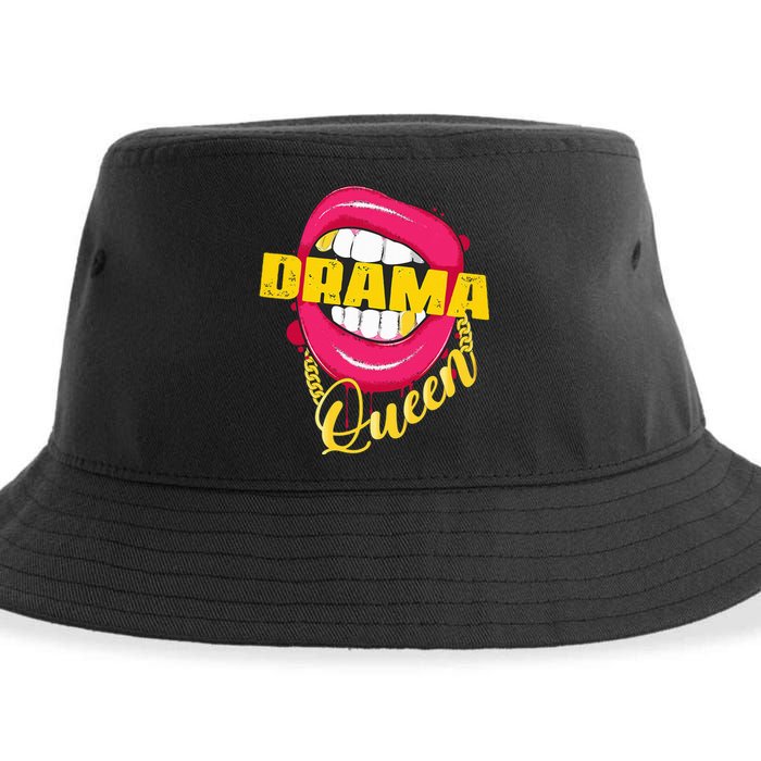 Drama Queen Woman Outfit Sustainable Bucket Hat