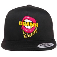 Drama Queen Woman Outfit Flat Bill Trucker Hat