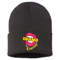 Drama Queen Woman Outfit Sustainable Knit Beanie