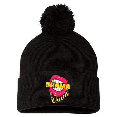 Drama Queen Woman Outfit Pom Pom 12in Knit Beanie