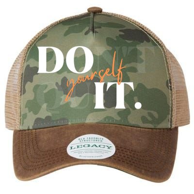 Don't Quit Yourself Motivational Legacy Tie Dye Trucker Hat
