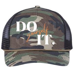 Don't Quit Yourself Motivational Retro Rope Trucker Hat Cap