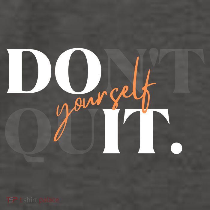 Don't Quit Yourself Motivational Vector Backpack