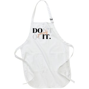 Don't Quit Yourself Motivational Full-Length Apron With Pockets