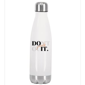 Don't Quit Yourself Motivational Stainless Steel Insulated Water Bottle