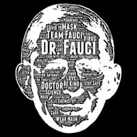 Dr. Fauci Word Face Portrait Bucket Hat
