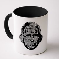 Dr. Fauci Word Face Portrait Mug