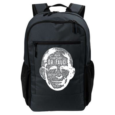 Dr. Fauci Word Face Portrait Daily Commute Backpack