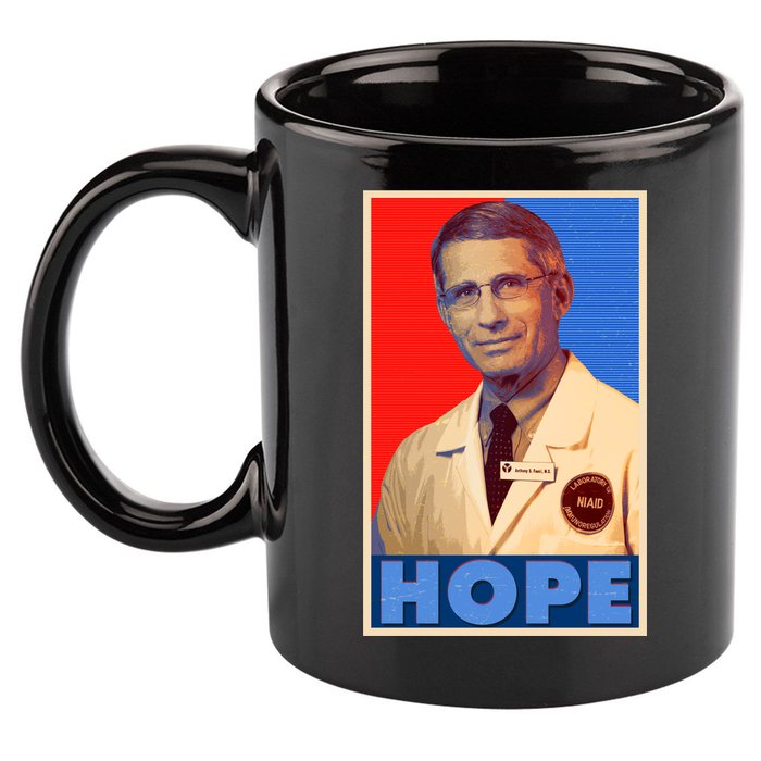 Dr Anthony Fauci Hope 11oz C Handle Ceramic Mug