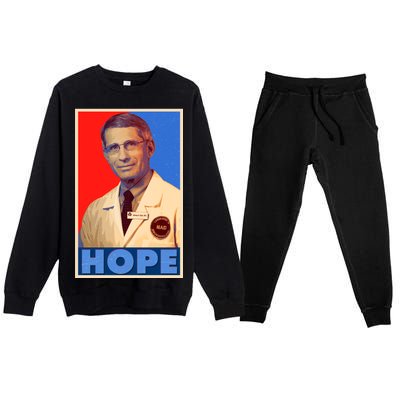 Dr Anthony Fauci Hope Premium Crewneck Sweatsuit Set