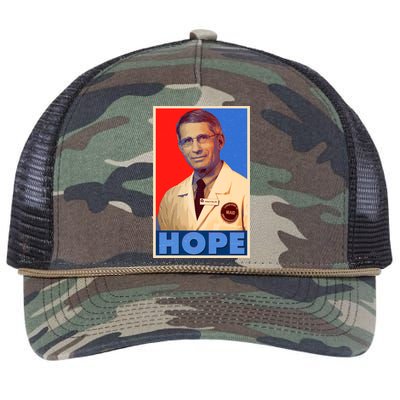 Dr Anthony Fauci Hope Retro Rope Trucker Hat Cap