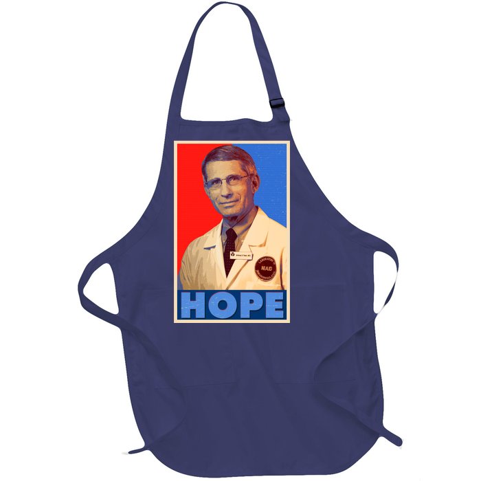 Dr Anthony Fauci Hope Full-Length Apron With Pockets