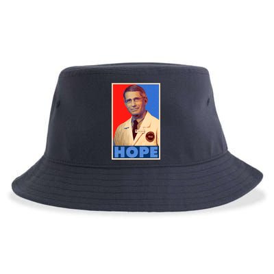 Dr Anthony Fauci Hope Sustainable Bucket Hat