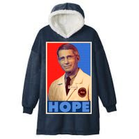 Dr Anthony Fauci Hope Hooded Wearable Blanket