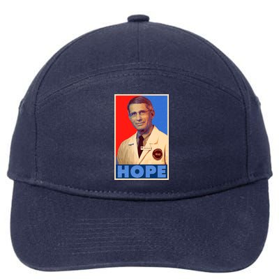 Dr Anthony Fauci Hope 7-Panel Snapback Hat