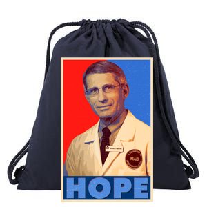 Dr Anthony Fauci Hope Drawstring Bag