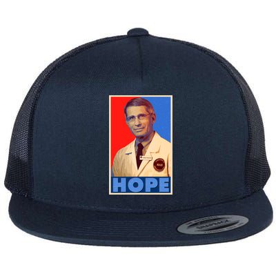 Dr Anthony Fauci Hope Flat Bill Trucker Hat