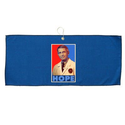 Dr Anthony Fauci Hope Large Microfiber Waffle Golf Towel
