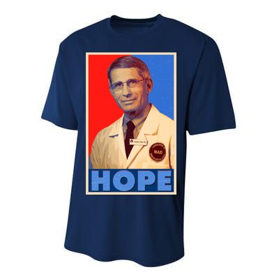 Dr Anthony Fauci Hope Performance Sprint T-Shirt