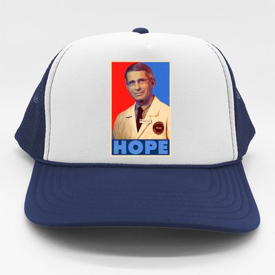 Dr Anthony Fauci Hope Trucker Hat