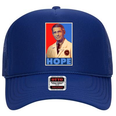 Dr Anthony Fauci Hope High Crown Mesh Back Trucker Hat