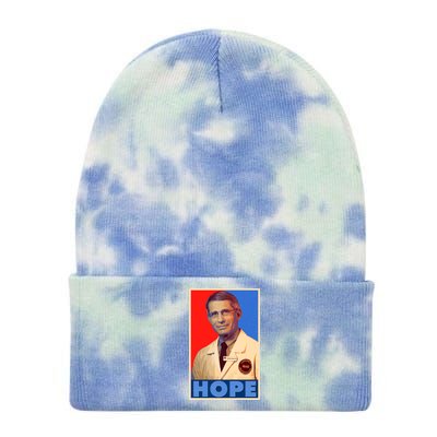 Dr Anthony Fauci Hope Tie Dye 12in Knit Beanie