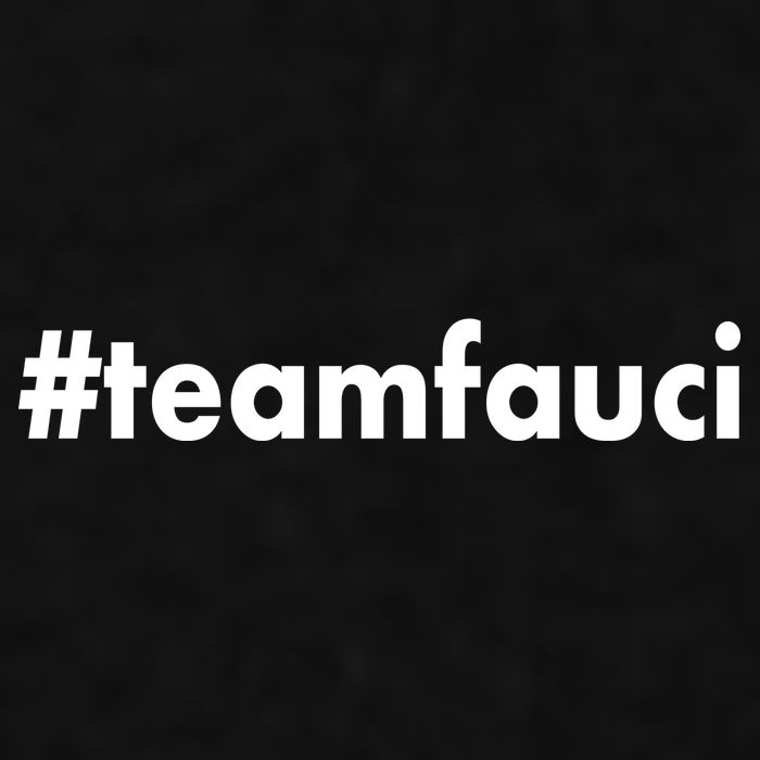 Dr Anthony Fauci #teamfauci Team Fauci Ladies PosiCharge Tri-Blend Wicking Tank