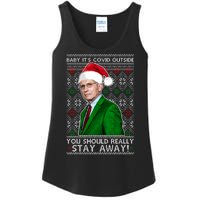 Dr Fauci Baby It's Covid Outside Ugly Christmas Sweater Ladies Essential Tank