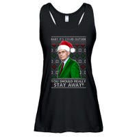 Dr Fauci Baby It's Covid Outside Ugly Christmas Sweater Ladies Essential Flowy Tank